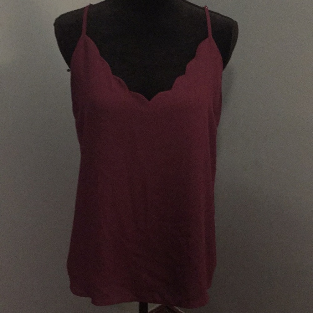 Scalloped camisole